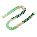 07 Gradient Multi-color Gemstone Faceted Coin Beads Size 6mm 15.5" Strand