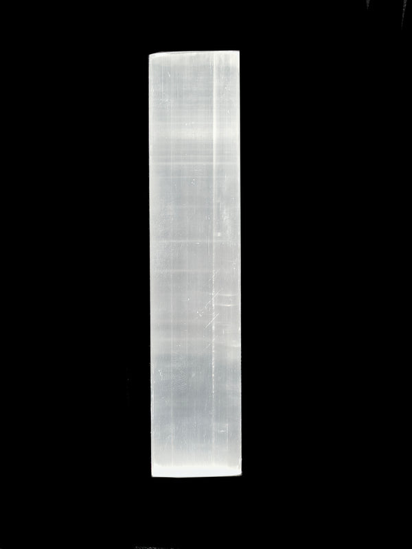 Natural Selenite Crystal Energy Charging Slab Size 1.25x6" Inches