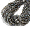 Natural Dark Gray Labradorite Heart Shape Beads Size 8mm 10mm 15.5'' Strand