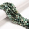 Grade A Natural Emerald Smooth Round Beads Size 4mm 6mm 8mm 10mm 15.5'' Strand