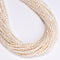 Natural White Fresh Water Pearl Baroque Rice Beads 2.5-2.8x4-5mm 14.5'' Strand