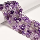 Natural Amethyst Pebble Nugget Beads 9-11x11-12mm 11-12x13-14mm 15.5" Strand