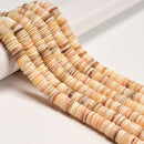 Natural Color Mother of Pearl MOP Shell Rondelle Disc Beads Size1.5x11mm 15" Std