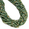 Natural Moss Agate Smooth Rondelle Beads Size 2x4mm 15.5'' Strand
