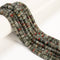 Natural African Bloodstone Heishi Disc Beads Size 1.5x4mm 1.5x6mm 15" Strand