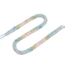 Natural Gradient Morganite Faceted Cube Beads Size 4mm 15.5'' Strand