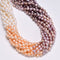 Gradient Natural Fresh Water Pearl Rice Shape Beads Size 6x7mm 14.5" Strand