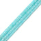 Iridescent Aqua Blue MOP Shell Heishi Disc Beads Size 2x4mm 2x8mm 15.5'' Strand