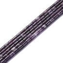 Lepidolite Smooth Cylinder Tube Beads Size 6x8mm 15.5'' Strand