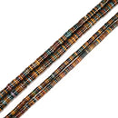 New Natural Ocean Jasper Heishi Disc Beads Size 1.5x4mm 1.5x6mm 15" Strand