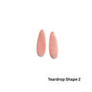 Natural Pink Conch Shell Pendant Earrings Sold Per Pair