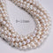 High Quality AAA White Fresh Water Pearl Off Round Beads 8-9mm 9-10mm 15.5'' Strand