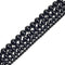 Natural Black Tourmaline Smooth Round Beads 4mm 6mm 8mm 10mm 12mm 14mm 15.5" Strand
