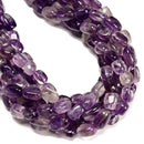Natural Amethyst Irregular Rectangle Cube Beads 10x14mm 11x17mm 15.5" Strand