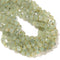 Natural Prehnite Faceted Rubik's Cube Beads Size 6-7mm 15.5" Strand