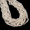 White Fresh Water Pearl Ringed Long Stick Shape Beads 4-5x20-25mm 15.5'' Strand