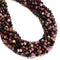 Natural Multi Color Tourmaline Smooth Round Beads Size 5mm 15.5'' Strand