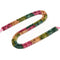 Multi-color Tourmaline Color Dyed Jade Smooth Rondelle Beads 2x6mm 15.5'' Strand