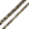 Natural African Bloodstone Heishi Disc Beads Size 1.5x4mm 1.5x6mm 15" Strand
