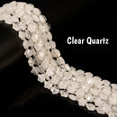 01 Mixed Gemstone Faceted Five-Pointed Star Shape Beads Size 8mm 15'' Strand