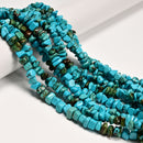 Blue Turquoise Irregular Pebble Nugget Chips Beads Size 7-8mm 8-10mm 15.5" Strd
