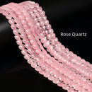 02 Mixed Gemstone Faceted Heart Shape Beads Size 8mm 15'' Strand