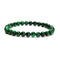 Green Tiger Eye Smooth Round Beaded Bracelet 6mm 8mm 10mm 7.5'' Length 3 PCS/Set