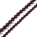 Natural Sugilite Smooth Round Beads Size 8mm 10mm 15.5" Strand
