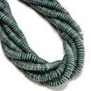Natural Jadeite Jade Smooth Rondelle Disc Beads Size 2-3x9mm 15.5" Strand