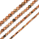 Natural American Picture Jasper Smooth Round Beads 6mm 8mm 10mm 12mm 15.5" Strd