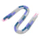 02-Multi-color Dyed Jade Smooth Rondelle Beads Size 5x8mm 15.5'' Strand