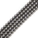 Terahertz Smooth Round Beads Size 4mm 6mm 8mm 10mm 15.5'' Strand