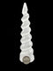 Natural Selenite Crystal Charging Spiral Tower Unicorn Horn Size 1.8"x6" Inches