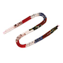 08 Multi-color Gemstone Smooth Rondelle Beads Size 2x4mm 15.5" Strand