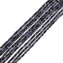 Natural Sapphire Faceted Cube Beads Size 2-2.5mm 15.5'' Strand