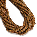 Natural Picture Jasper Heishi Disc Beads Size 1.5x4mm 1.5x6mm 15" Strand