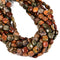 Natural Red Creek Jasper Flat Square Shape Beads Size 10mm 15.5'' Strand