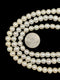 White Fresh Water Pearl Off Round Potato Shape Size 7-8mm 14" Strand