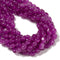 Fushia Color Dyed Jade Pebble Nugget Beads Size 8x10mm 15.5'' Strand