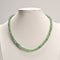 Green Aventurine Rondelle Size 2x6mm Beaded Necklace 17''-18.5"Length Adjustable