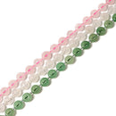Natural Clear Quartz Donut Circle Beads Size 10mm 14.5" Strand
