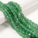 Green Aventurine Color Dyed Jade Pebble Nugget Beads Size 8x10mm 15.5'' Strand