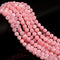 Pink Mother of Pearl MOP Shell Smooth Round Beads 4mm 6mm 8mm 10mm 15.5" Strand