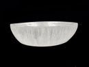 Natural Selenite Crystal Eye Shape Charging Energy Bowl Size Approx 3 inches L
