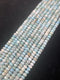 Natural Blue Larimar Smooth Rondelle Beads Size 4x6mm 5x8mm 15.5" Strand