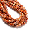 Orange Dream Fire Agate Smooth Round Beads Size 10mm 15.5'' Strand