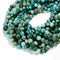 Genuine Blue Green Chrysocolla Smooth Round Beads 4mm 5mm 6mm 8mm 10mm 15.5"Strd