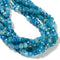 Blue Stripe Agate Faceted Cube Beads Size 7mm 15.5'' Strand