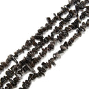 Natural Silver Obsidian Irregular Pebble Nugget Chips Beads Size 7-8mm 32"Strand