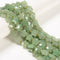 Natural Green Aventurine Faceted Five-Pointed Star Shape Beads 14mm 15.5''Strand